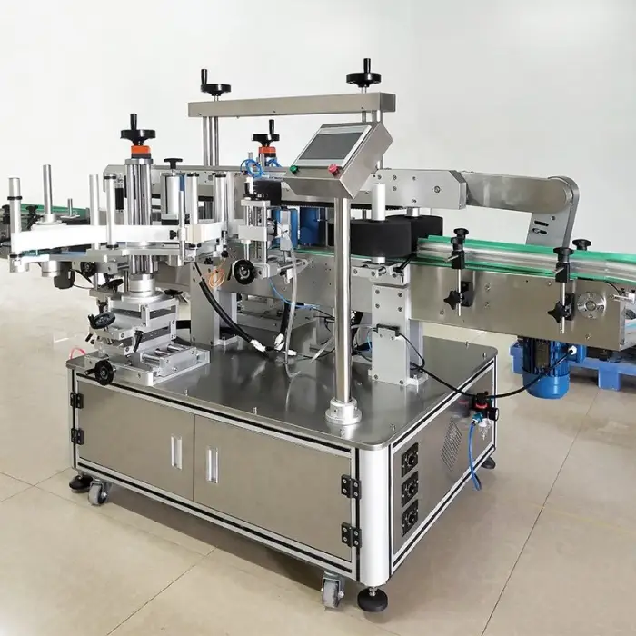 High Quality Semi Automatic Labeling Machine Water Bottle Label Printing Machine Metal Labels for Bottles — image 3