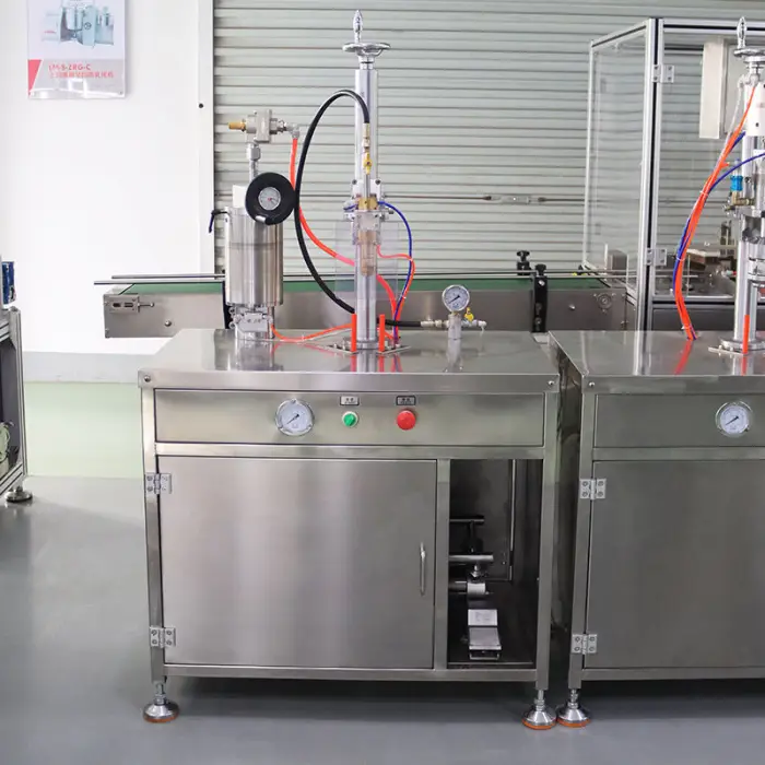Factory Price Semi-automatic Aerosol Filling Machine Maquina De Pintura En Aerosol Aerosol Butane Filling Machine — image 4