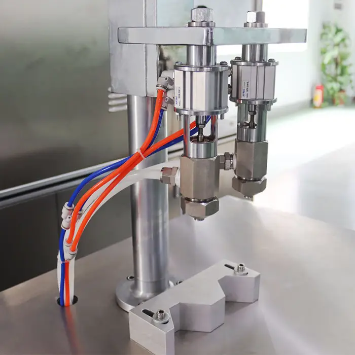 Factory Price Semi-automatic Aerosol Filling Machine Maquina De Pintura En Aerosol Aerosol Butane Filling Machine — image 6
