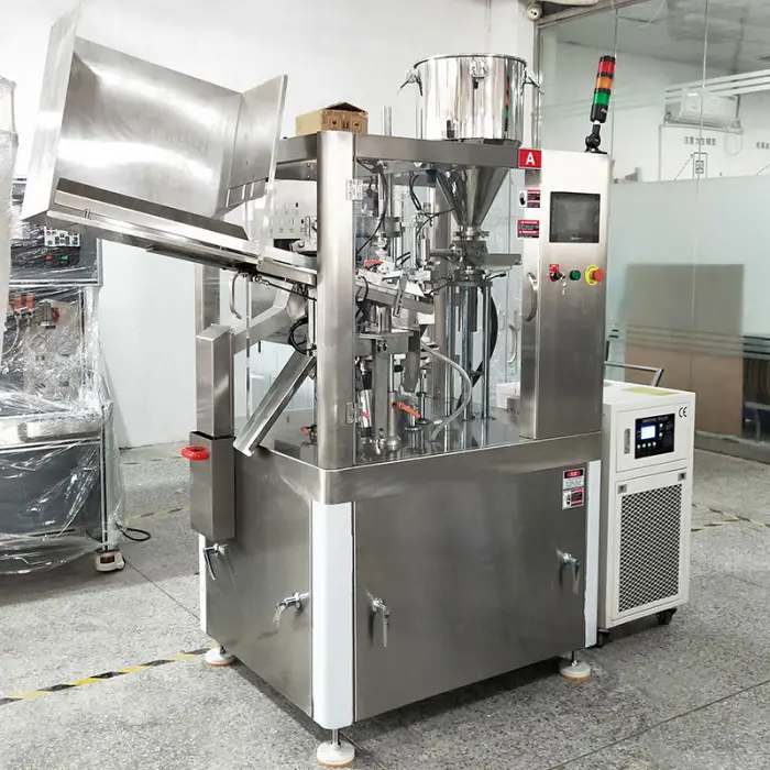 Hot Sale Automatic Machine for Filling Super Glue Into Tubes Toothpaste Sachet Cosmetic Tube Filling and Sealing Machine — image 3