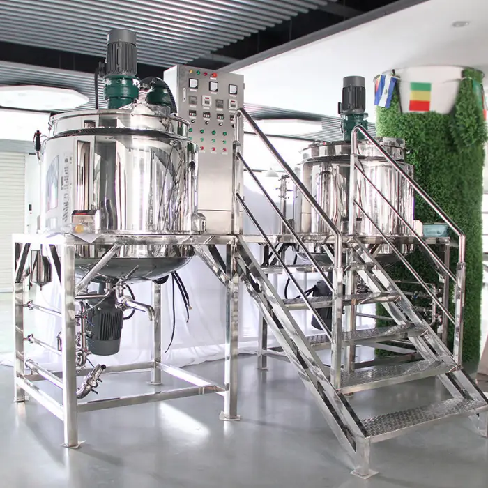 LIENM Mixing Equipment Propeller Blade for Mixing Stirrer Mixing tank with Homogenizer 2000l Liquid Soap Making Machine — image 3