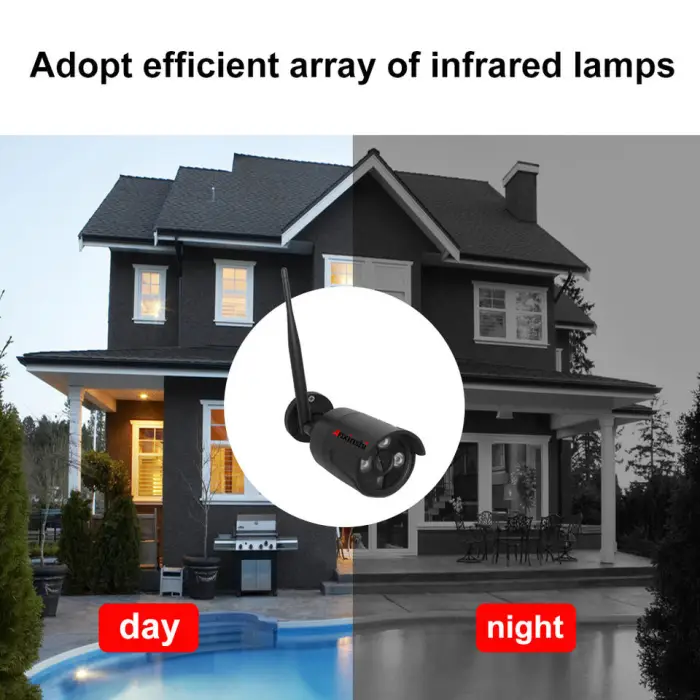 Anxinshi 2MP Outdoor&indoor Wireless Tuya Smart NVR 8ch CCTV Camera Set Wifi CCTV IP Camera Kit — image 4