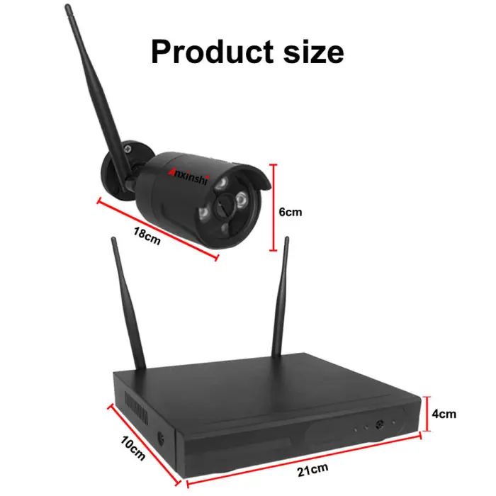 Tuya Camera NVR Kit Mini 1080P Wifi Bullet Camera with 8 Channel Wireless NVR CCTV Security Camera Kit — image 7