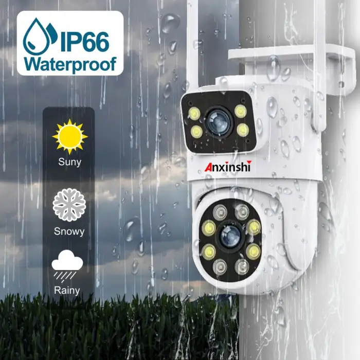 16ch 4k Wireless Nvrwifi Connection Ptz Dual-lens Smart Human Shape Detection Waterproof Mobile Phone Remote Viewing — image 4