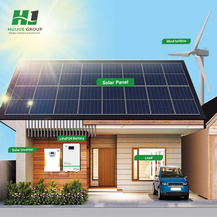 Solar Energy System Wind Energy System 3kw 5kw 10kw 100kw Generator Solar Wind Hybrid Energy System Home Farm Bettery Storage — image 5