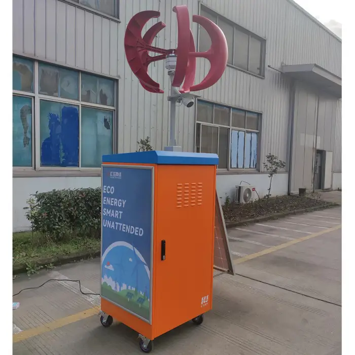 Outdoor Power Integrated Solar Wind Energy Storage Cabinet with MPPT Controller & Remote Control Available EU US UK Plug Types — image 5
