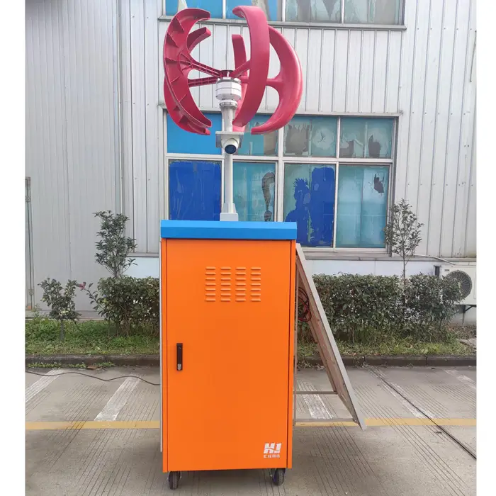 Outdoor Power Integrated Solar Wind Energy Storage Cabinet with MPPT Controller & Remote Control Available EU US UK Plug Types — image 6