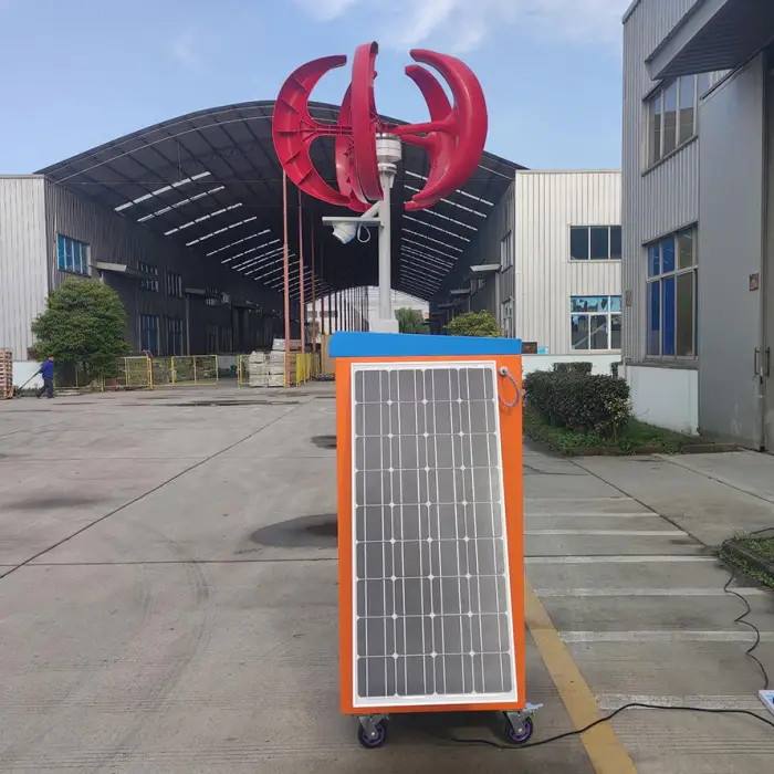 Outdoor Power Integrated Solar Wind Energy Storage Cabinet with MPPT Controller & Remote Control Available EU US UK Plug Types — image 7
