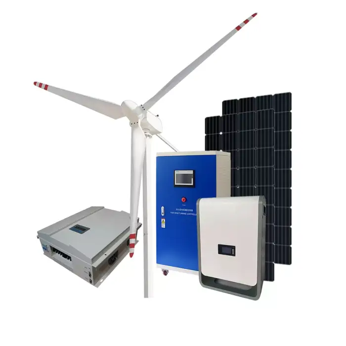 Hybrid Wind and Solar Electric Systems 2kw 3kw 5kw 10kw Solar Powered Wind Generator Solar Energy System — image 2