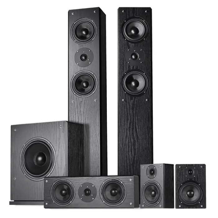 2025 Hypersound Passive Style 5.1CH Surround Home Theater System Passive Speakers SP-6360 — image 4