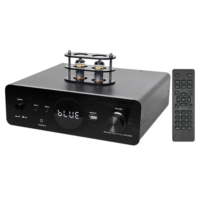 Hot Selling Audio System 2.0 Channel 2 Tubes Audio Power Amplifier HIFI Stereo Tube Amplifier — image 2