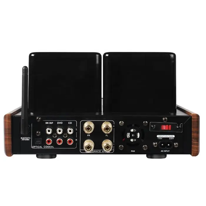 Hi-Fi Stereo Home Audio Amplifier with Remote Control & Volume Adjustment Featuring Vacuum Tube Auxiliary Function — image 6