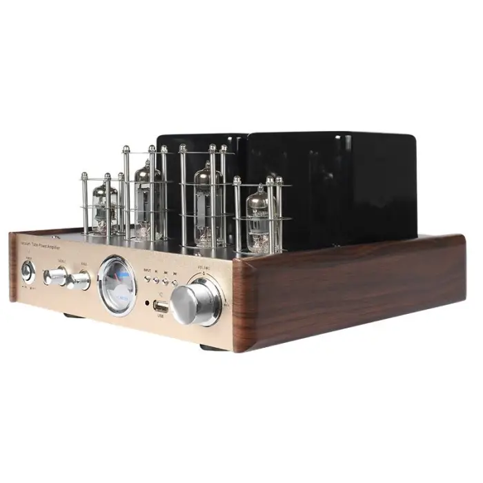 Hi-Fi Stereo Home Audio Amplifier with Remote Control & Volume Adjustment Featuring Vacuum Tube Auxiliary Function — image 7