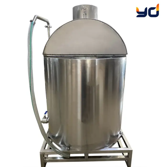 Factory Wholesale Electromagnetic Type 500l Heating Pot Wax Melter Tank Paraffin Soy Wax Beeswax Melter Candle Melting Machine — image 5
