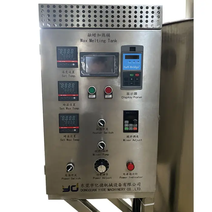 Factory Wholesale Electromagnetic Type 500l Heating Pot Wax Melter Tank Paraffin Soy Wax Beeswax Melter Candle Melting Machine — image 6