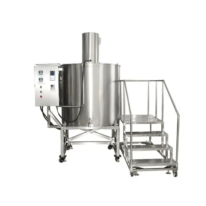 1000L Stainless Steel Water Jacket Beeswax Melting Machine for Candle Making with Stir/Mixer — image 4