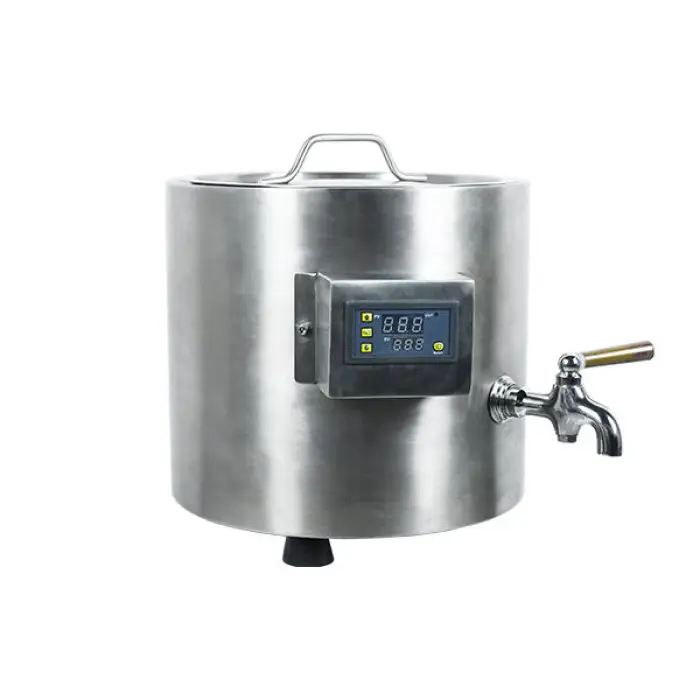 Stainless Steel ElectricSoy Wax Heating tank Wax Boilers Waxes Candle Making Machine — image 7