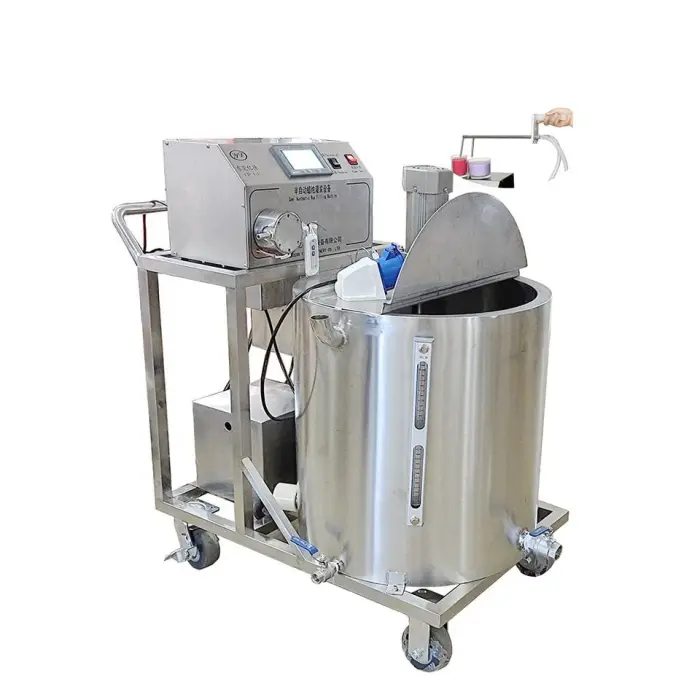 Semi Automatic Industrial Electric Candle Production Machine Hot Candle Wax Oil Melting Filling Machine — image 5