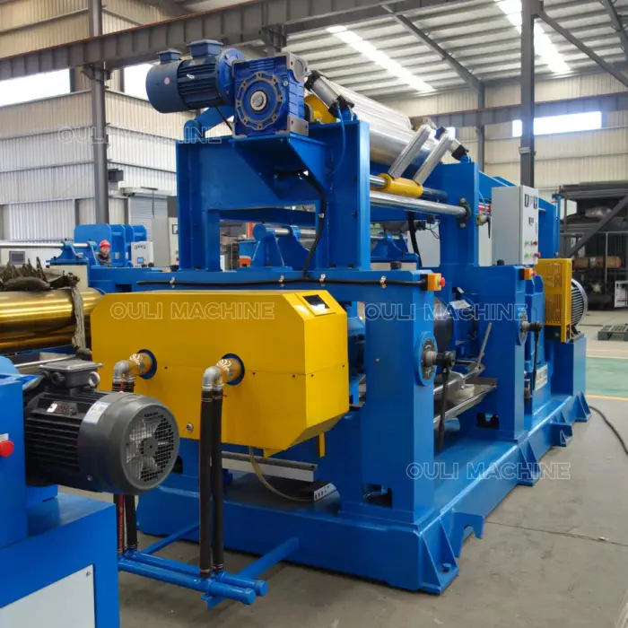 High Quality Hand Wheel Open Rubber Two Roll Mixing Mill with CE Machine — image 7