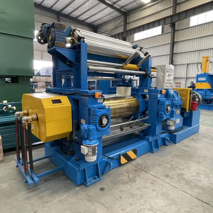 Plastic Rubber Processing Machine,with Stock Blender Open Type Rubber Mixing Mill Machinery — image 3