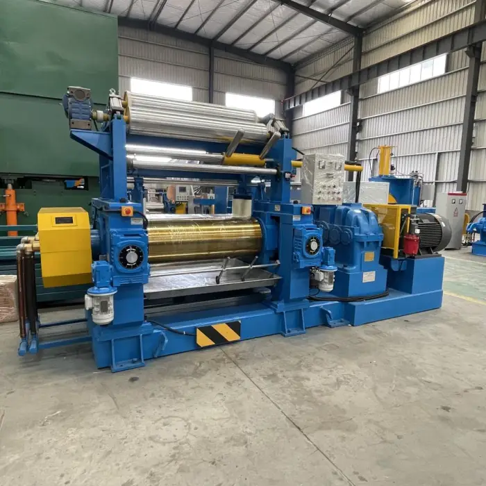 Plastic Rubber Processing Machine,with Stock Blender Open Type Rubber Mixing Mill Machinery — image 4