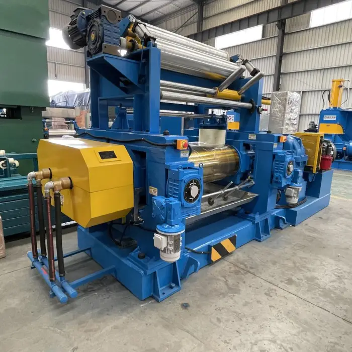 Plastic Rubber Processing Machine,with Stock Blender Open Type Rubber Mixing Mill Machinery — image 7