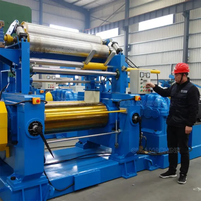 Ready Stock Rubber Mixing Mill Machine,automatic Two Roll Rubber Mixer Machinery,16 Inch Silicone Rubber Roller Machine — image 7