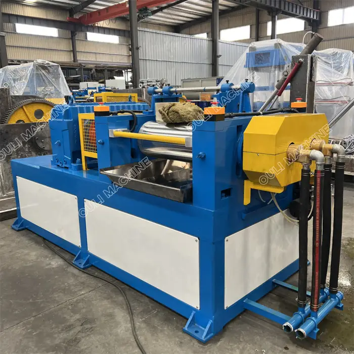 Lab Two-roll Mill Machine, Rubber Two Roller Mixer Machine, Small Rubber 2 Mixing Mill Machinery — image 4