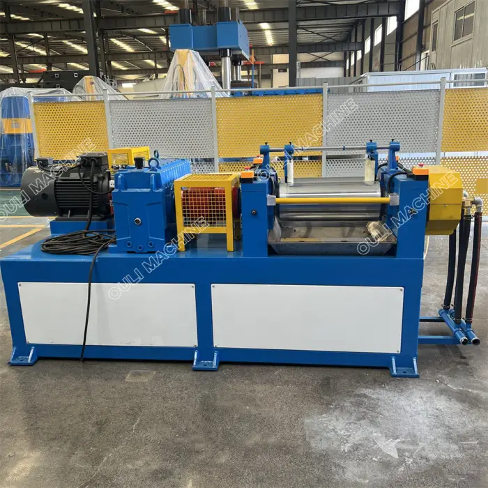 Lab Two-roll Mill Machine, Rubber Two Roller Mixer Machine, Small Rubber 2 Mixing Mill Machinery — image 6