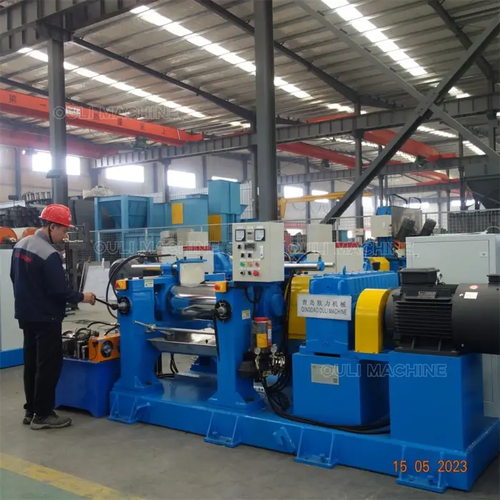 16 Inch Rubber Mixer Mill / Lab Rubber Two Roll Mill Machine ,Silicone Rubber Mixing Mill Machine — image 4
