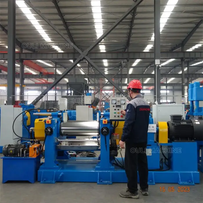 16 Inch Rubber Mixer Mill / Lab Rubber Two Roll Mill Machine ,Silicone Rubber Mixing Mill Machine — image 7