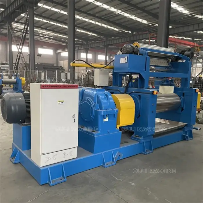 Automatic Small Two Roll Open Rubber Mixing Mill — image 4