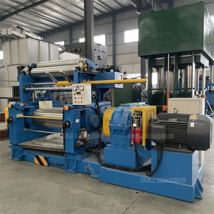 Automatic Small Two Roll Open Rubber Mixing Mill — image 7