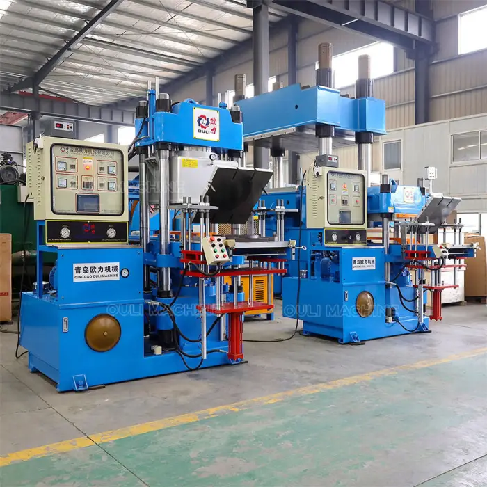 Hydraulic Plate Rubber Vulcanizer Vulcanizing Vulcanization Compression Molding Press Machine — image 3