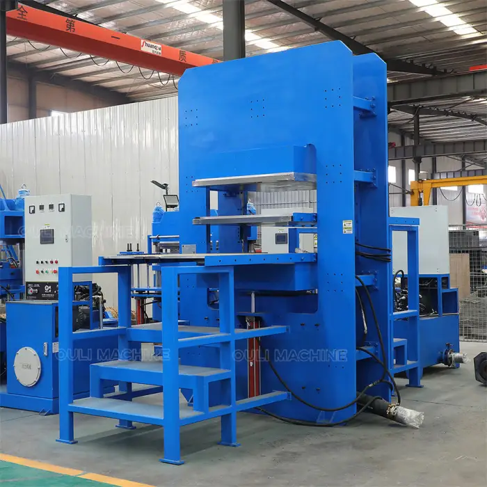 Hydraulic Plate Rubber Vulcanizer Vulcanizing Vulcanization Compression Molding Press Machine — image 4