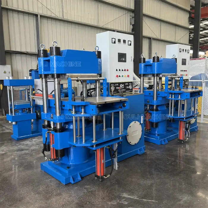 Hydraulic Plate Rubber Vulcanizer Vulcanizing Vulcanization Compression Molding Press Machine — image 6