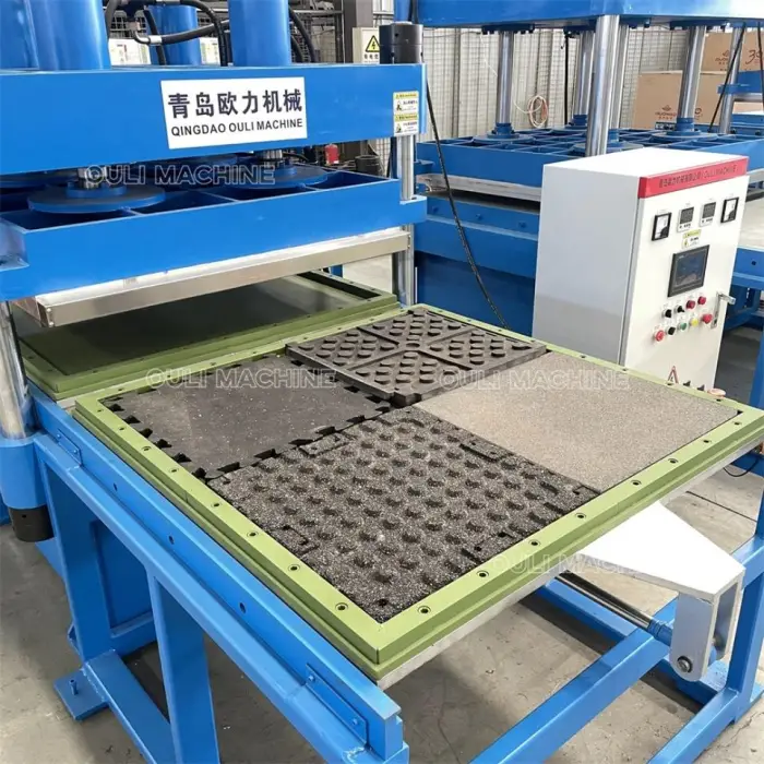Rubber Gym Tile Mat Making Machine / Rubber Floor Tile Making Machine — image 4