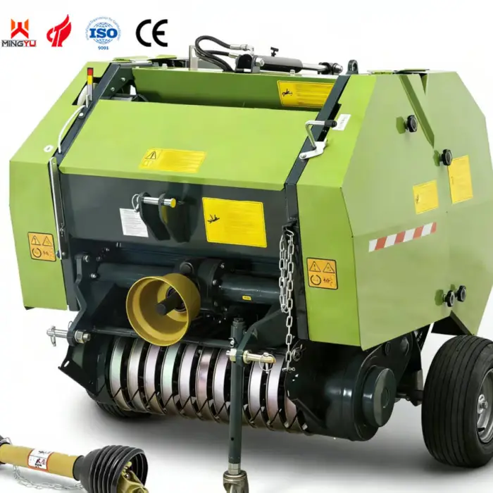 High Performance Automatic Round Hay Baler Mini Silage Wrapping and Packing Machine for Farm Harvesting — image 6