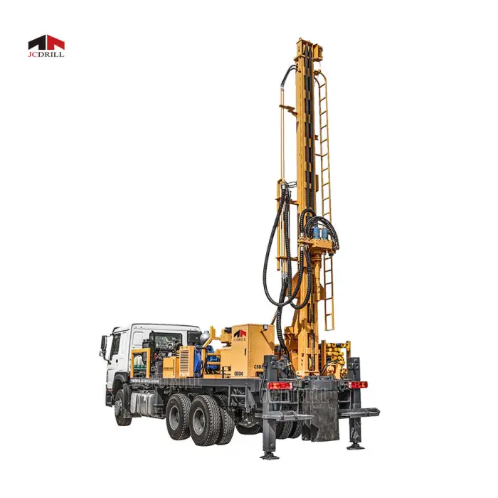 Truck Mounted Drill Rig Rotary Down the Hole Rig 300m Hole Depth 400mm Hole Diameter Water Well — image 4
