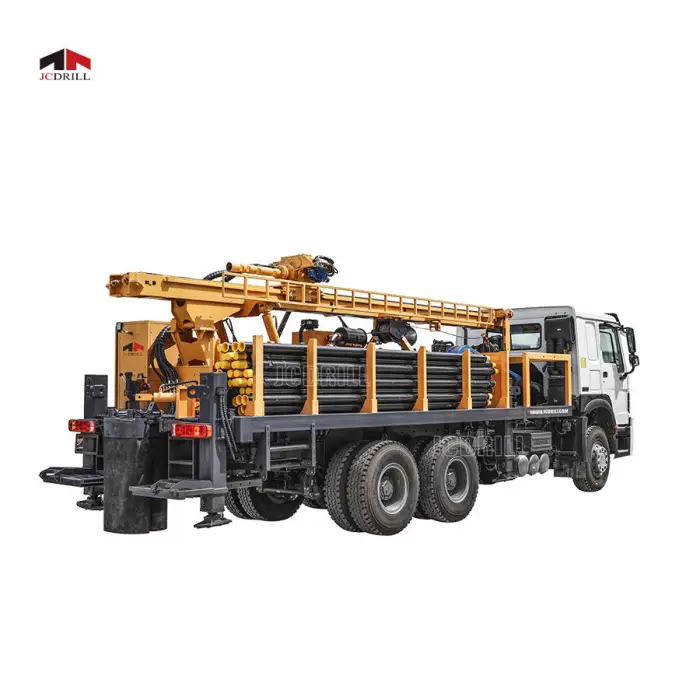 Truck Mounted Drill Rig Rotary Down the Hole Rig 300m Hole Depth 400mm Hole Diameter Water Well — image 5