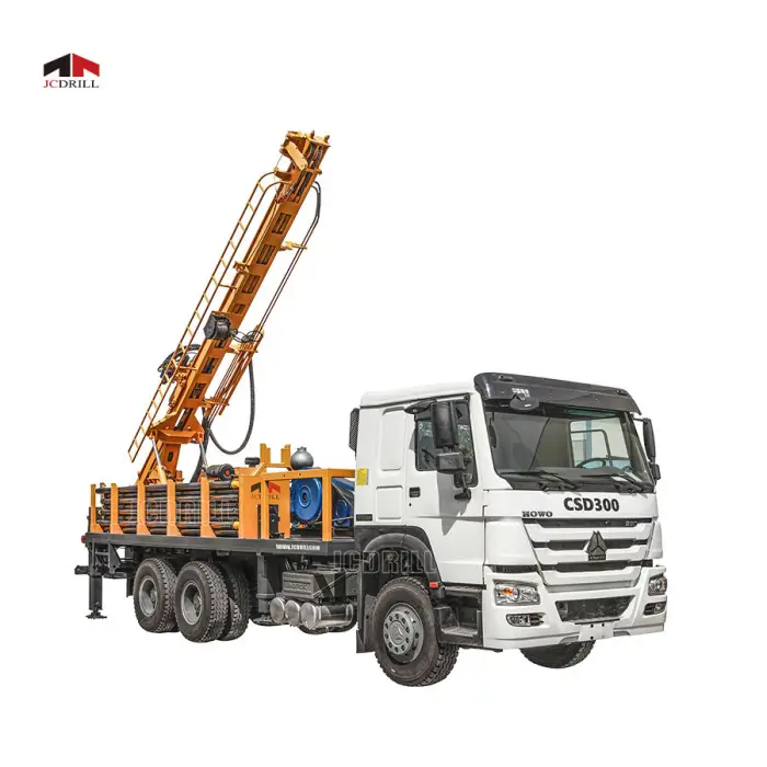 Truck Mounted Drill Rig Rotary Down the Hole Rig 300m Hole Depth 400mm Hole Diameter Water Well — image 6