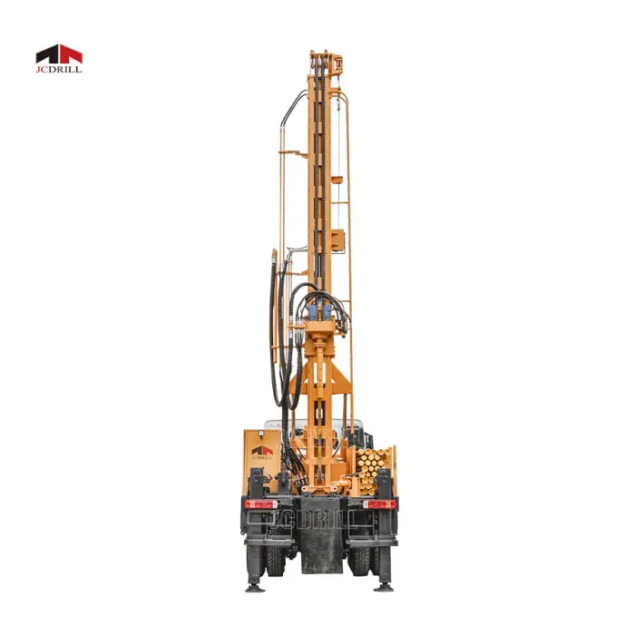 Truck Mounted Drill Rig Rotary Down the Hole Rig 300m Hole Depth 400mm Hole Diameter Water Well — image 7