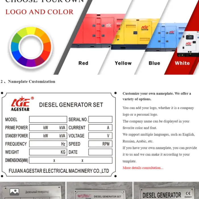 12KW 15KW 20KW Portable Diesel Generator Set Use Ricardo Engine and ASG Series Alternator with Cheap Price — image 4
