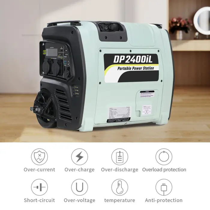 All-in-one Mobile Camping Solar MPPT LiFePO4 Battery Pure Sine Wave Inverter Portable Power Station Generator — image 3