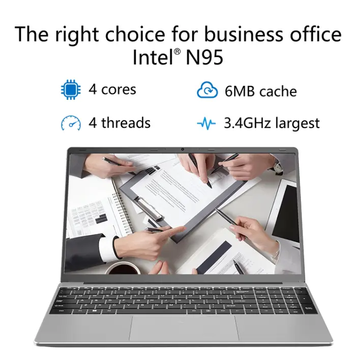 15.6 Inch IPS New Student Laptop HD Screen DDR4 Intel Alder Lake SSD 8GB RAM Win 11 English Keyboard Quad-Core 1.7GHz 60Hz UHD — image 4