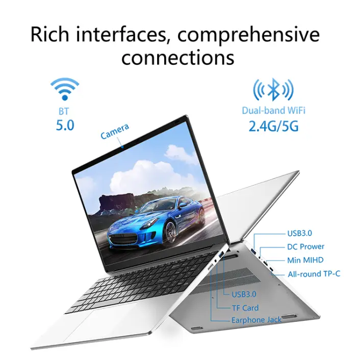 15.6 Inch IPS New Student Laptop HD Screen DDR4 Intel Alder Lake SSD 8GB RAM Win 11 English Keyboard Quad-Core 1.7GHz 60Hz UHD — image 7