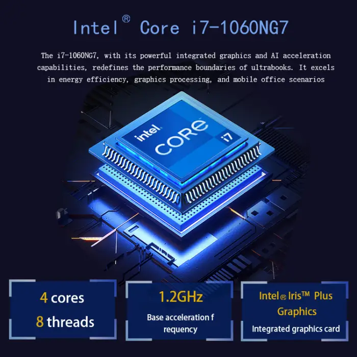 New 16" Ultra-Thin Intel I7 Gaming Laptop 16GB RAM M.2 SSD Backlit Keyboard Fingerprint Recognition 1920x1200 60Hz USB-A/USB-C — image 4