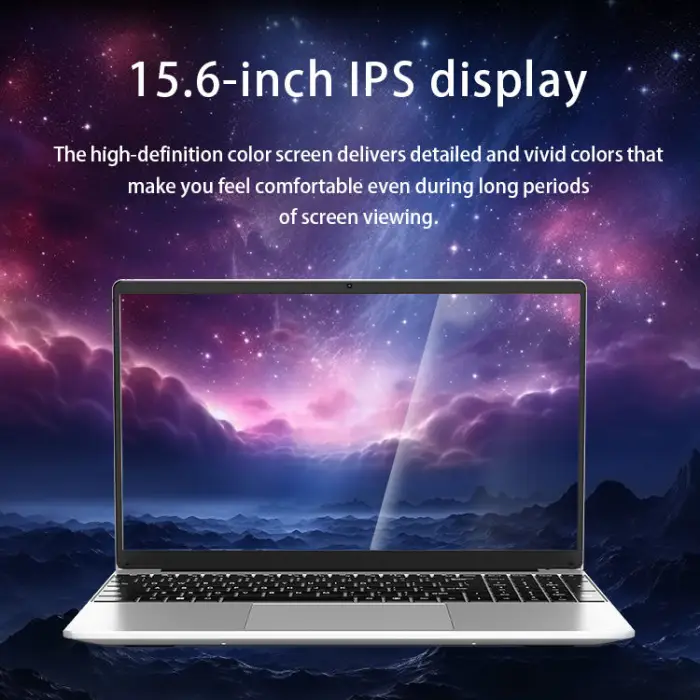 New 15.6" Intel Gaming Laptop N5095 32GB DDR4 SSD PC UK/US Plugs Professional Portable Win 11 Pro Business English — image 5