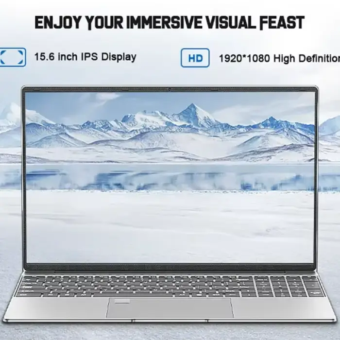 New 15.6" Business Laptop English Keyboard Long Battery Life Intel N5095 8GB RAM 256GB SSD Expandable 2TB Portable Windows 11 — image 4