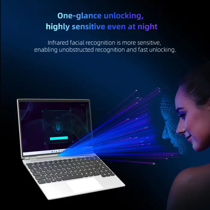 New 14.1 Inch Intel N95 Quad Core 3.4GHz 16GB RAM 2TB SSD 1920x1200 IPS Panel 60Hz Windows 11 Touchscreen Business Laptop — image 5